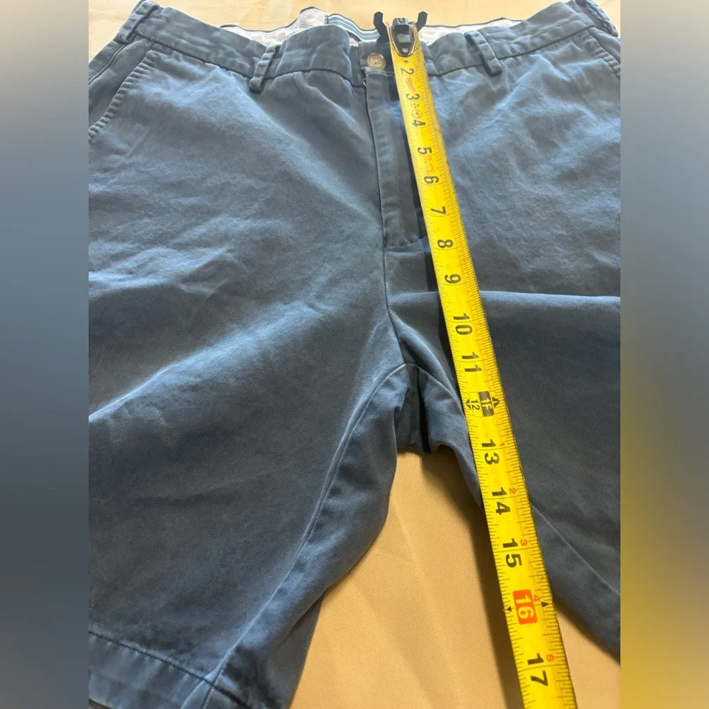 Peter Millar‎ Chino Shorts Men 34 Blue Pima Cotton